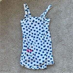 Betsey Johnson Blue Polka Dot Robe